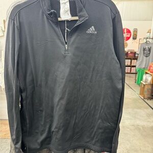Adidas Black Quarter-Zip Pullover